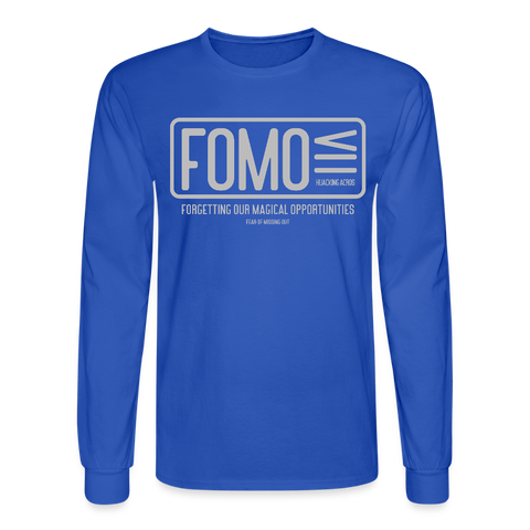 FOMO Long Sleeve - royal blue