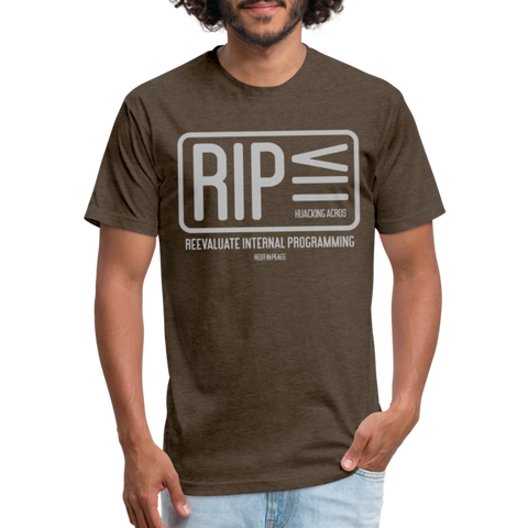 RIP Tee - heather espresso