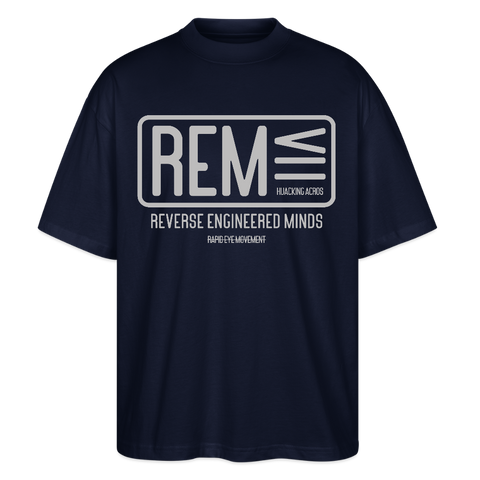 REM Oversized Tee - french navy