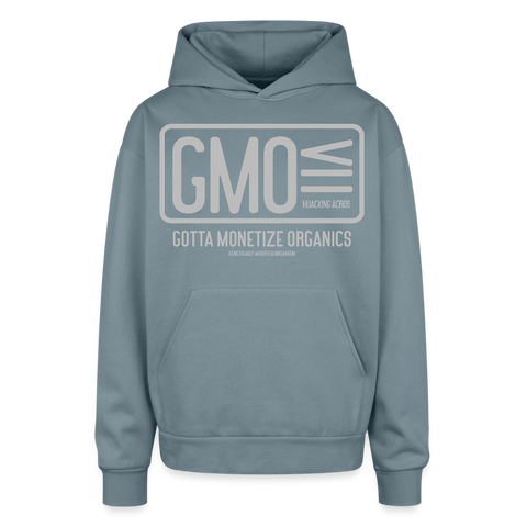 GMO Oversized Hoodie - stone blue