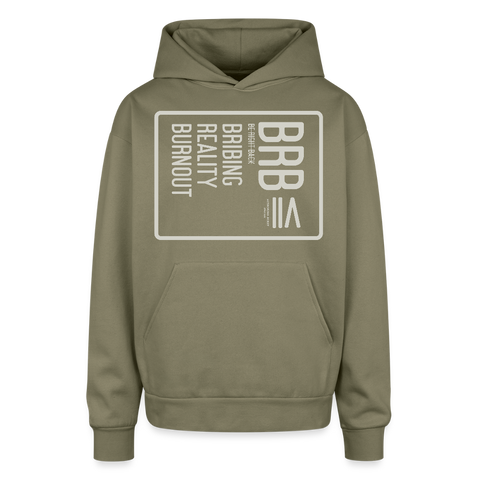 BRB Oversized Hoodie - olive