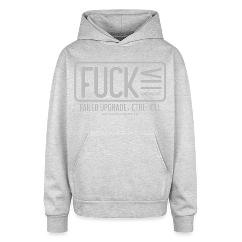 FUCK Oversized Sweatshirt - heather grey