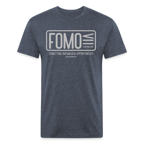 FOMO Tee - heather navy
