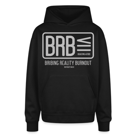 BRB Oversized Hoodie - black