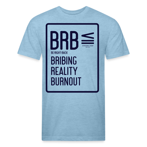 BRB Tee - heather blue