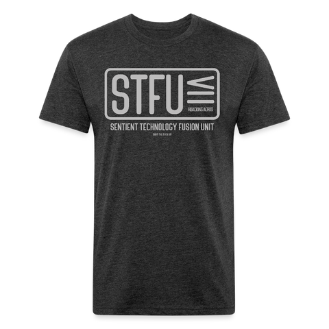 STFU Tee - heather black