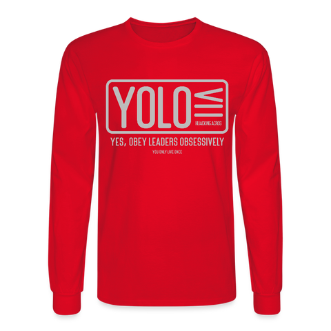 YOLO Long Sleeve - red