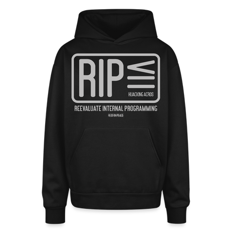 RIP Oversized Hoodie - black