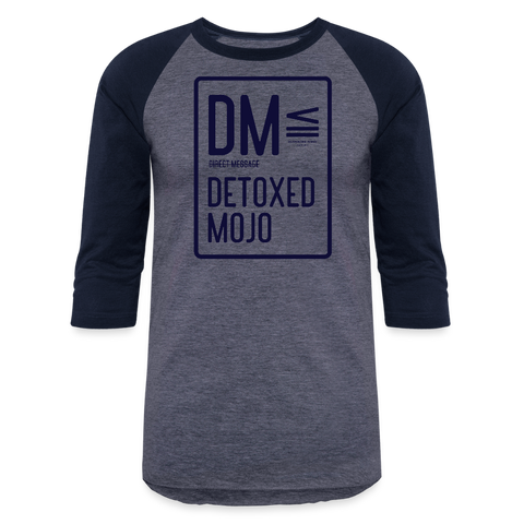 DM Tee - heather blue/navy