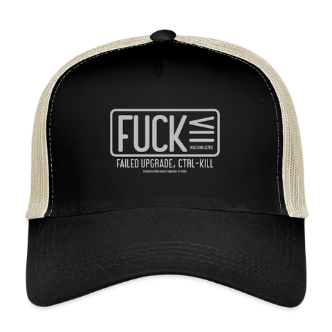 FUCK Vintage Hat - black/oyster