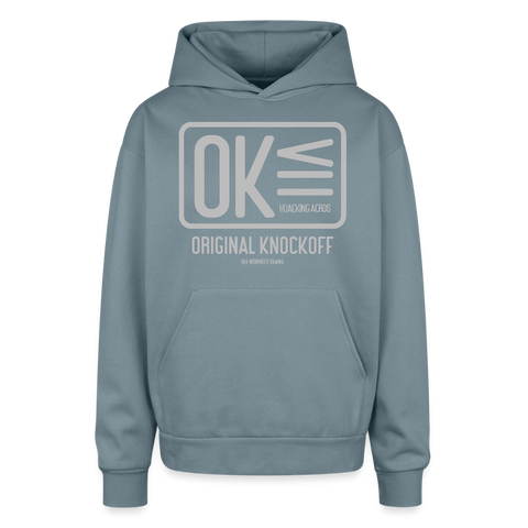 OK Oversized Hoodie - stone blue