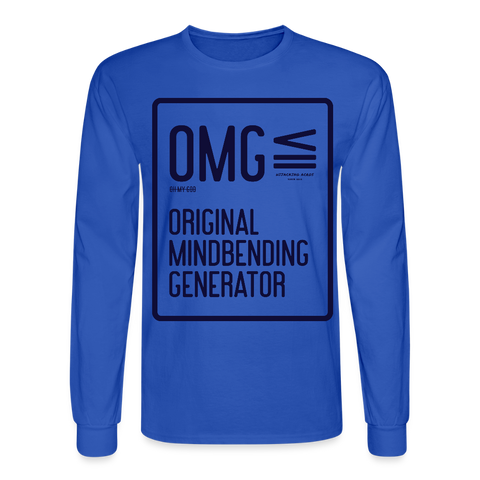 OMG Long Sleeve - royal blue