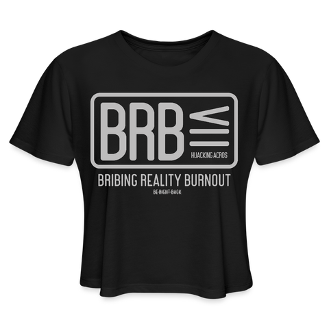 BRB Cropped Tee - black