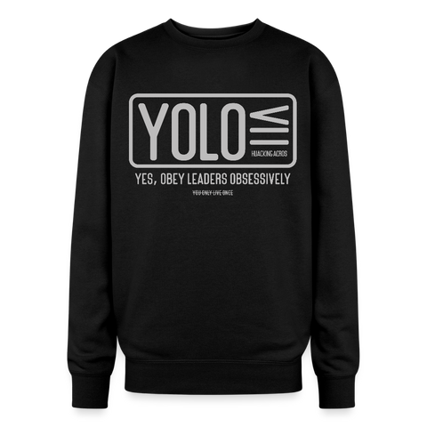 YOLO Oversized Sweatshirt - black