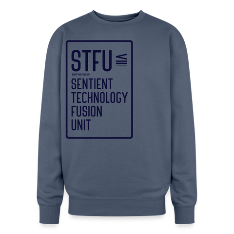 STFU Oversized Sweatshirt - stone blue