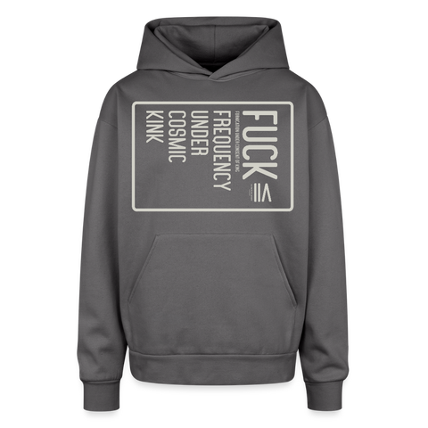 FUCK Oversized Sweatshirt - graphite gray