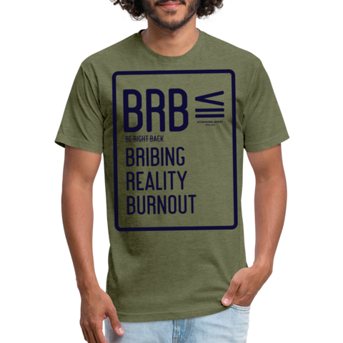 BRB Tee - heather military green