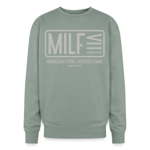 MILF Oversized Sweatshirt - sage
