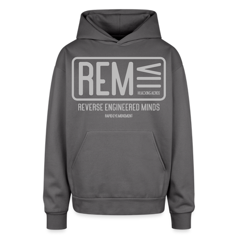 REM Oversized Hoodie - graphite gray