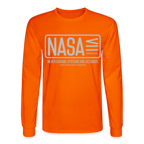 NASA Long Sleeve - orange