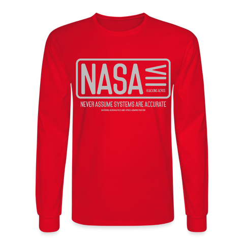 NASA Long Sleeve - red