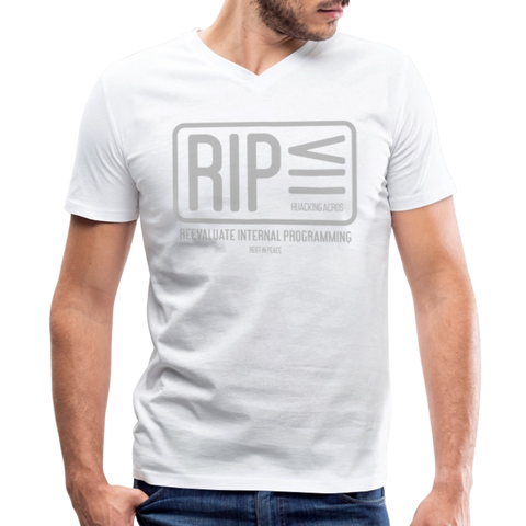 RIP V Neck (U) - white