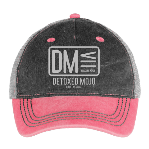 DM Vintage Hat - washed pink / silver