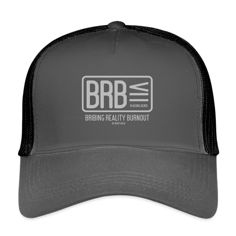 BRB Vintage Hat - smoke grey/black
