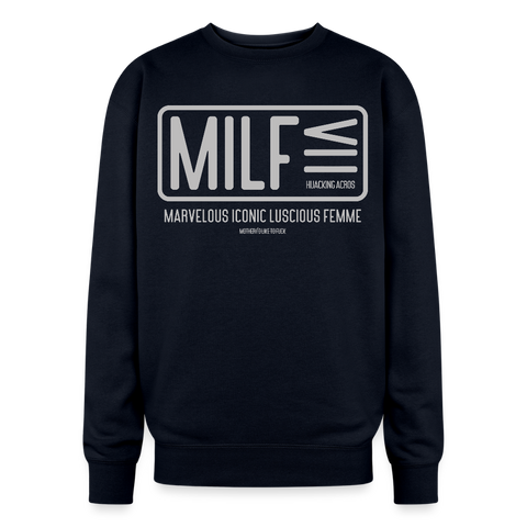 MILF Oversized Sweatshirt - navy