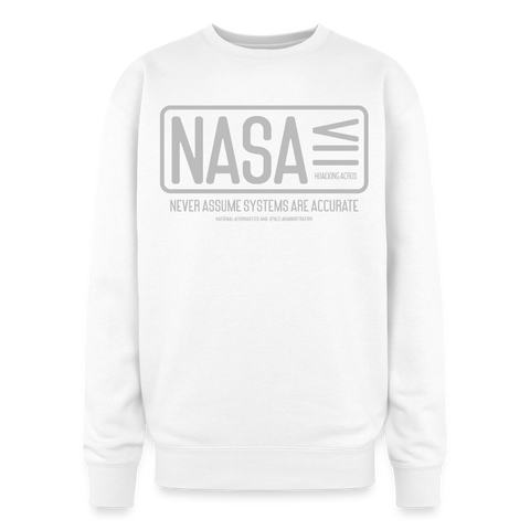 NASA Oversized Sweatshirt - white