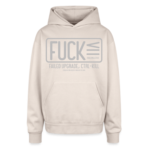 FUCK Oversized Sweatshirt - Sand