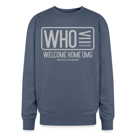 WHO Oversized Sweatshirt - stone blue