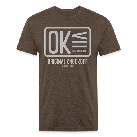 OK Tee - heather espresso