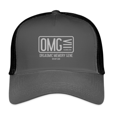 OMG Vintage Hat - smoke grey/black