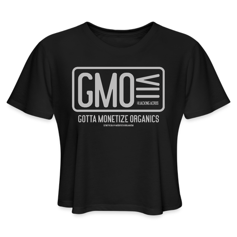 GMO Heavy Tee (W) - black