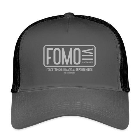 FOMO Vintage Hat - smoke grey/black
