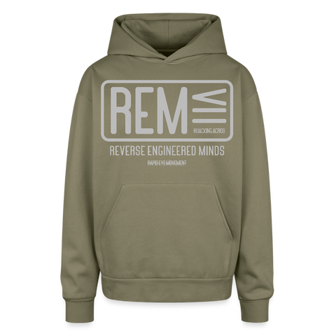 REM Oversized Hoodie - olive