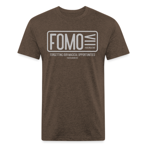 FOMO Tee - heather espresso