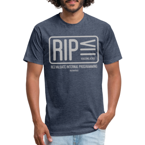 RIP Tee - heather navy