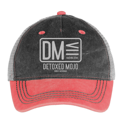 DM Vintage Hat - washed red / silver