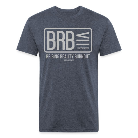 BRB Tee - heather navy