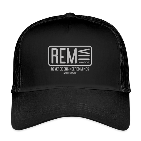 REM Vintage Hat - black/black