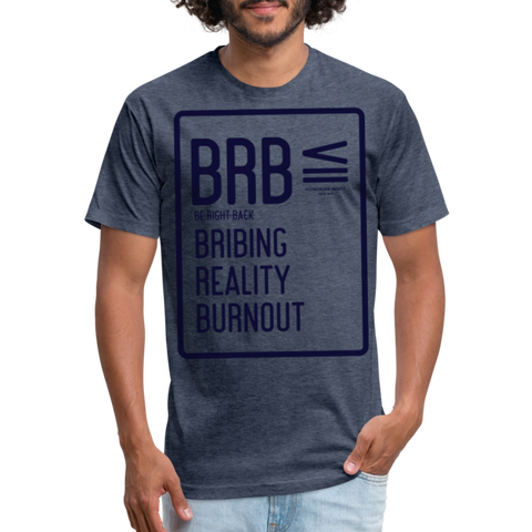 BRB Tee - heather navy