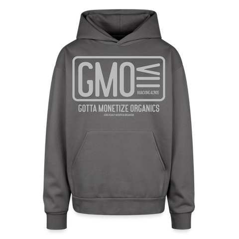 GMO Oversized Hoodie - graphite gray