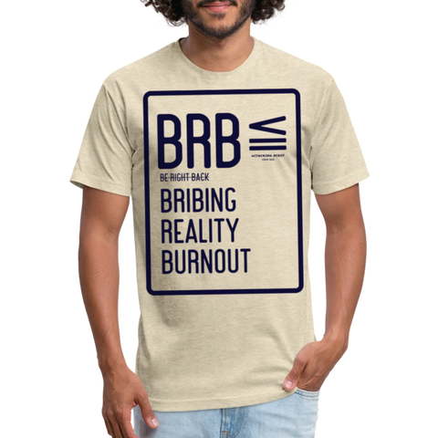 BRB Tee - heather cream