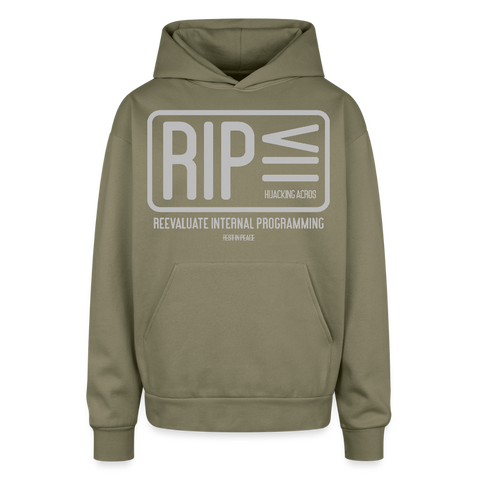 RIP Oversized Hoodie - olive