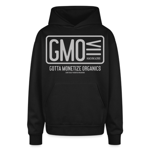 GMO Oversized Hoodie - black
