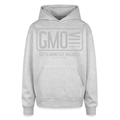 GMO Oversized Hoodie - heather grey