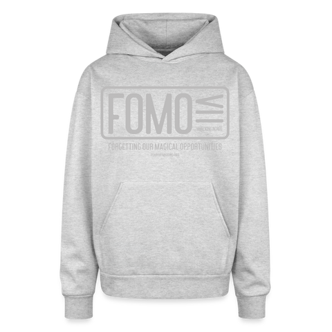 FOMO Oversized Hoodie - heather grey