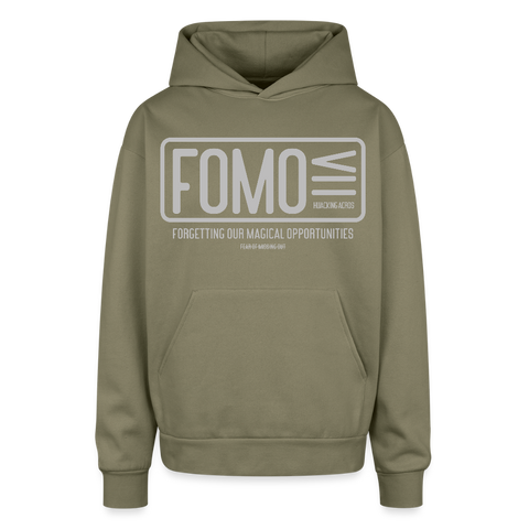 FOMO Oversized Hoodie - olive